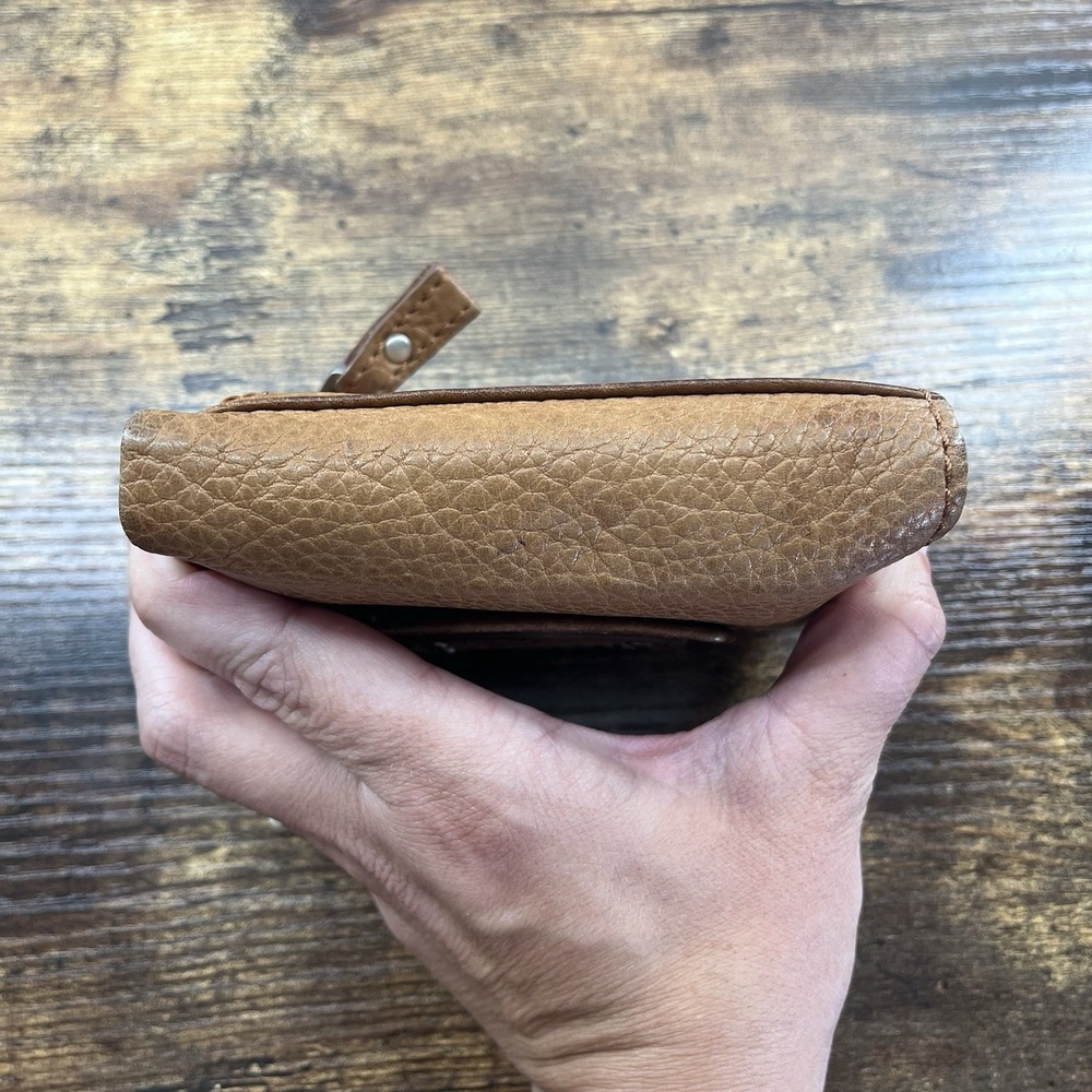 Brown Fossil Long Live Vintage 1954 Small Wallet Cow Hide Leather - Picture 11 of 11